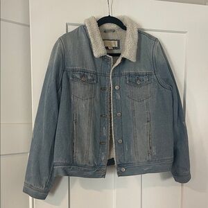 Sherpa Lined Denim Jacket